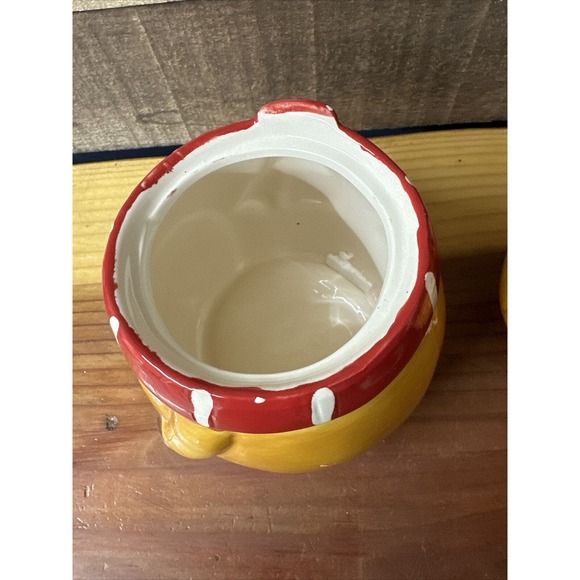 David’s Cookies 9.5” Reindeer Christmas Cookie Jar, Red White Scarf, Ceramic - Picture 9 of 10